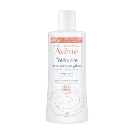 Lotion nettoyante visage gélifiée tolérance