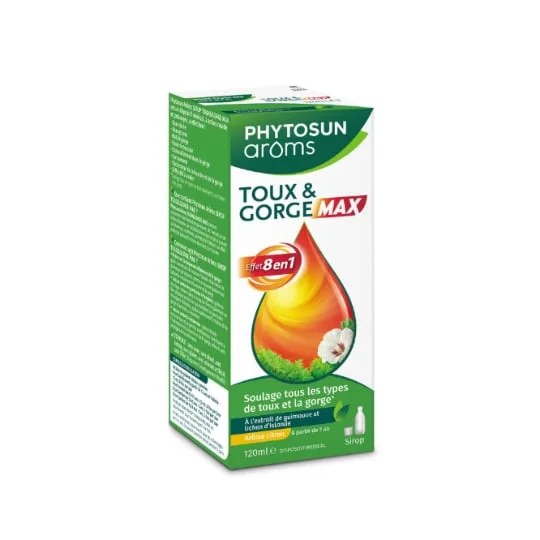 Sirop Toux Et Gorge Max Effet 8En1 Arôme Citron