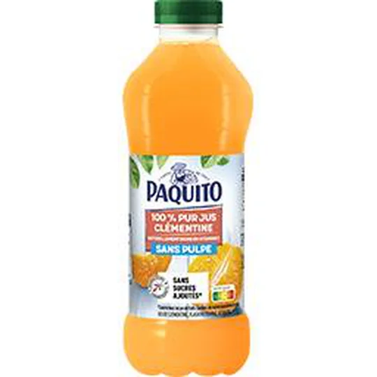100% pur jus clémentine sans pulpe