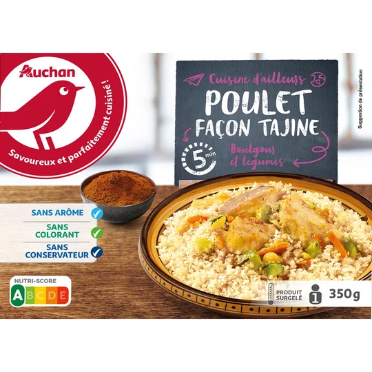 Poulet façon tajine