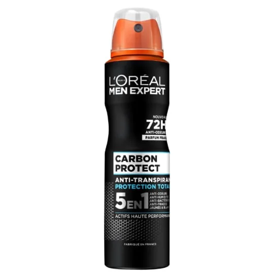 Déodorant Spray 5en1 Carbon Protect