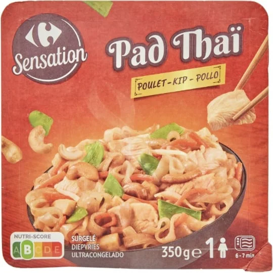 Plat cuisiné Pad thaï poulet SENSATION