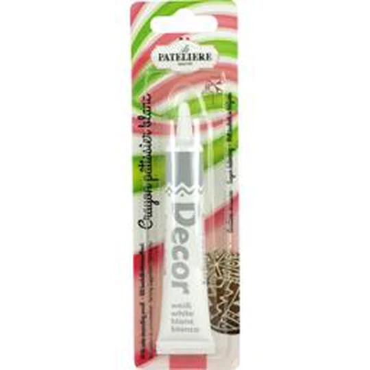 Créations - Crayon pâtissier blanc