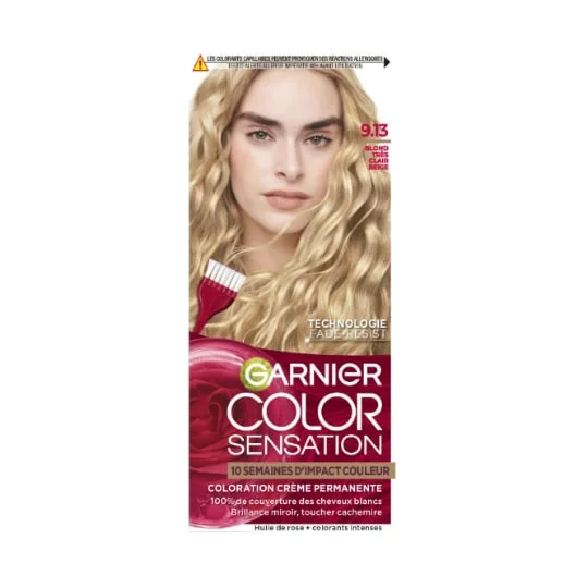 Coloration Cheveux Permanent Blond très Clair Beige 9.13