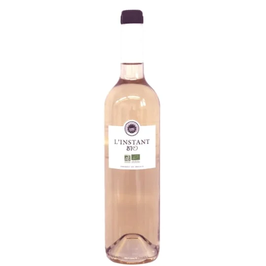 Vin rosé IGP Méditerranée l'instant Bio