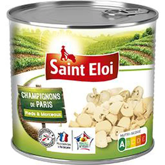 Champignons de Paris pieds & morceaux