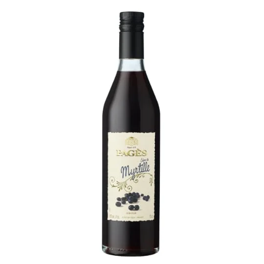 Liqueur crème de myrtille