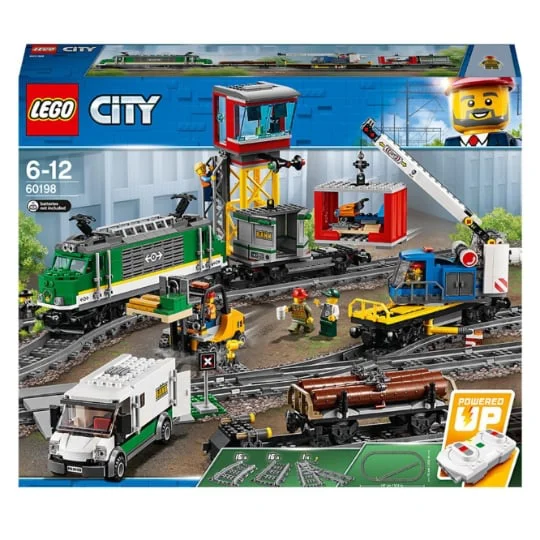 City Le train de marchandises télécommandé 60198