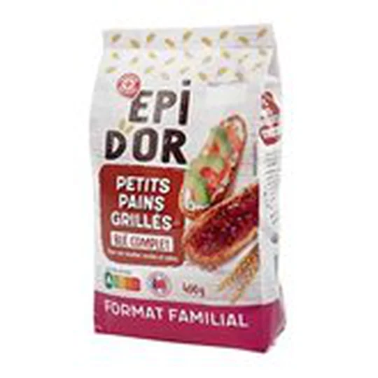 Pains grillés complet