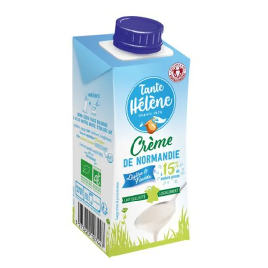 Crème Légère 15%  Bio