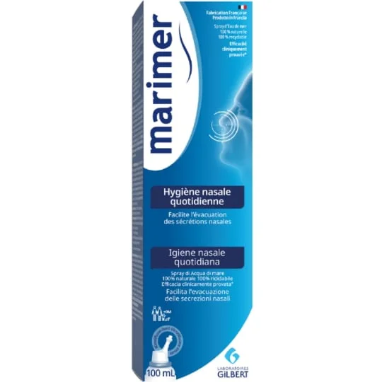 Spray Nasal Hygiène Nez Encombré Sec
