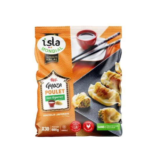 Gyoza au poulet et légumes