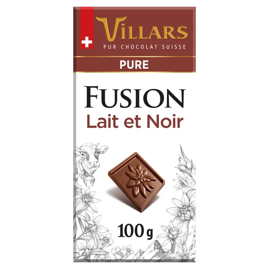 Tablette chocolat Fusion pur