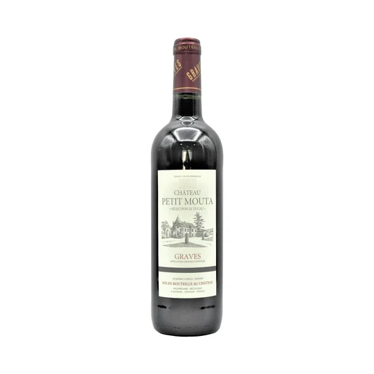 Vin rouge AOP Grave Château Petit Mouta