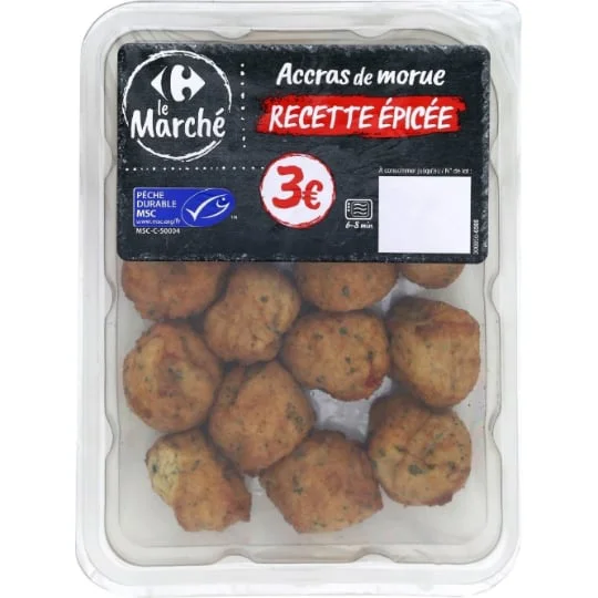 Accras de morue recette épicée