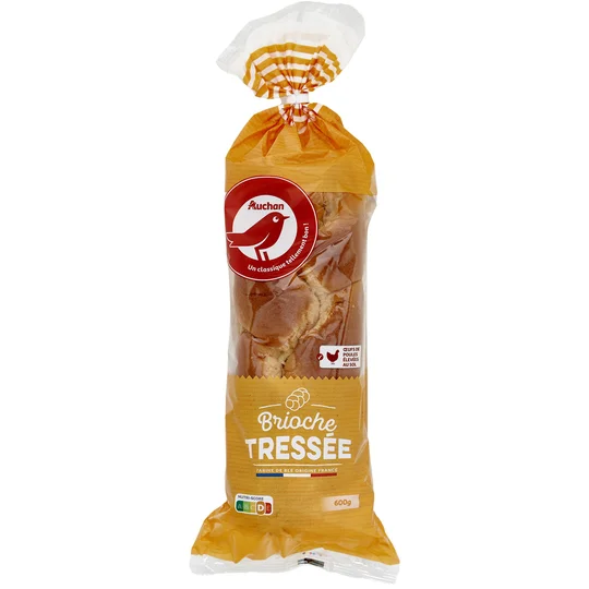 Brioche tressée aux Oeufs frais