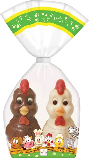 Cocotte et Minute - Poules en chocolat