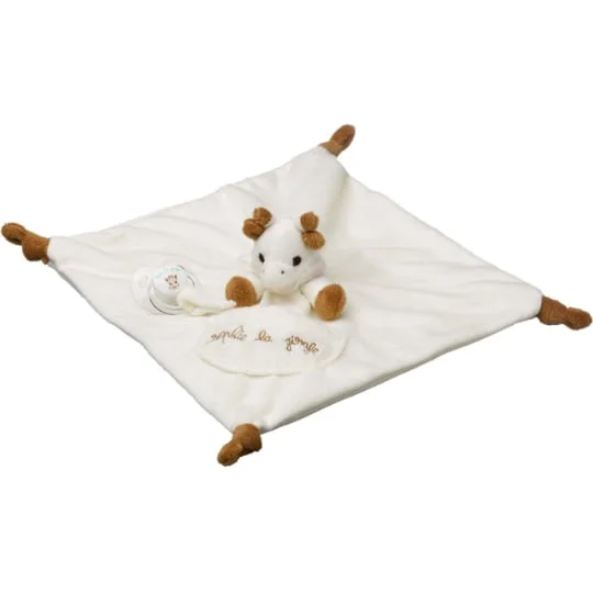 Jouet blanc doudou attache sucette 1er âge