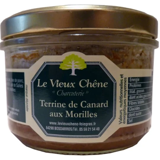 Terrine de canard aux morilles