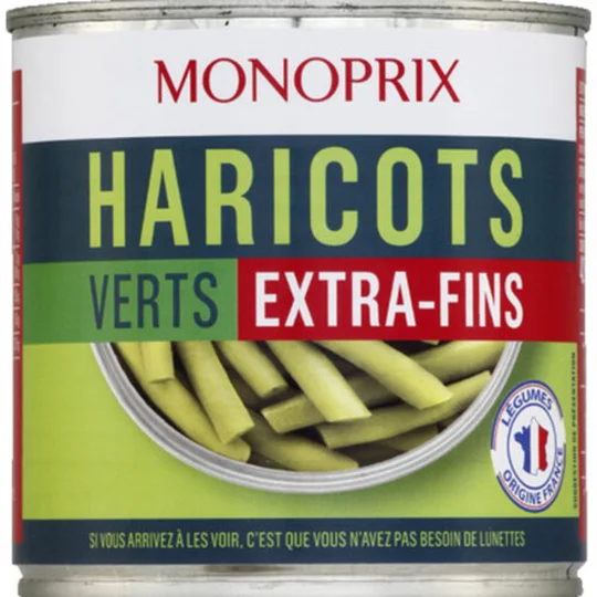 Haricots verts extra-fins