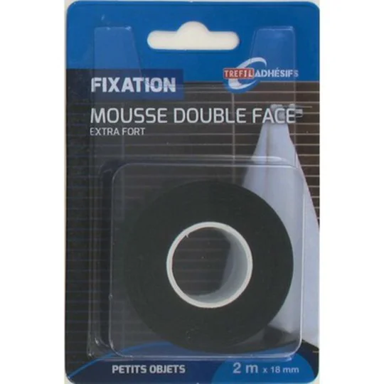 Ruban mousse double face fort 18mmX2m