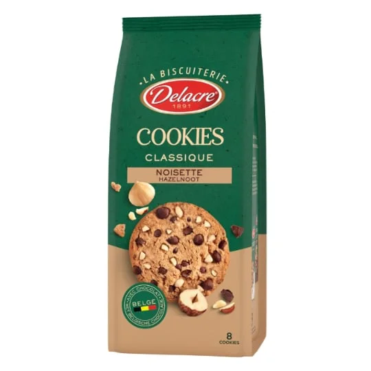 Cookies classique Chocolat Noisette - - x8