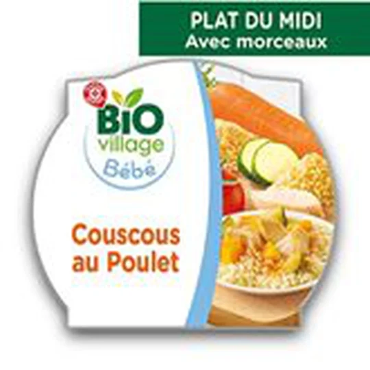 Assiette Bio village Bio Couscous - 18 mois