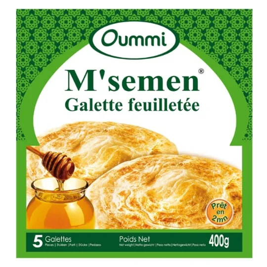 Galette M'semen feuilletée