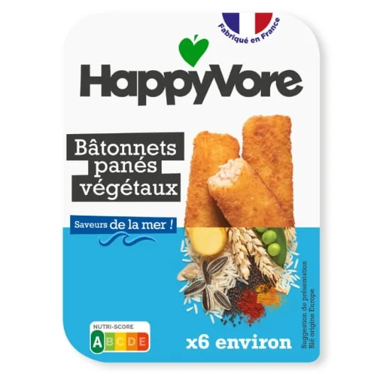 Bâtonnet Pané Végétal et Gourmand