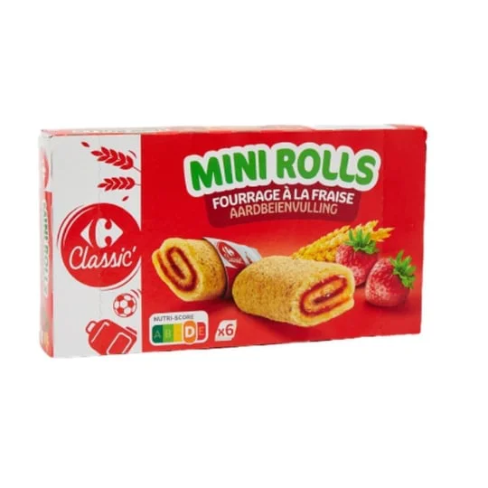 Génoises fourrage à la fraise
