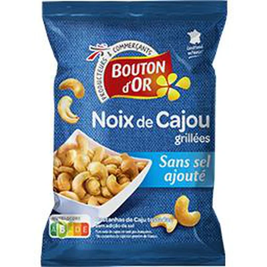 Noix de cajou grillées sans sel ajouté