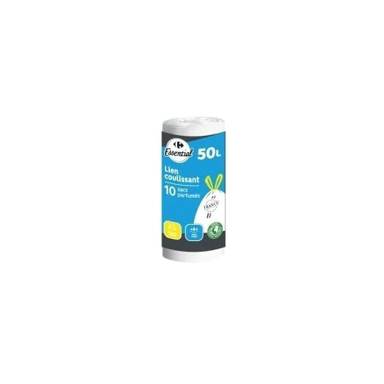Sac poubelle 50L Citron x10 sacs