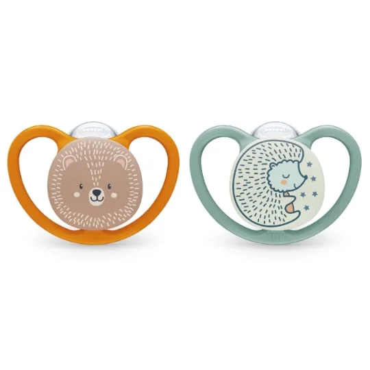 Sucette vert/orange 6-18 mois Airflow