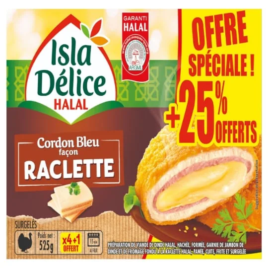 Cordon Bleu Façon Raclette Halal