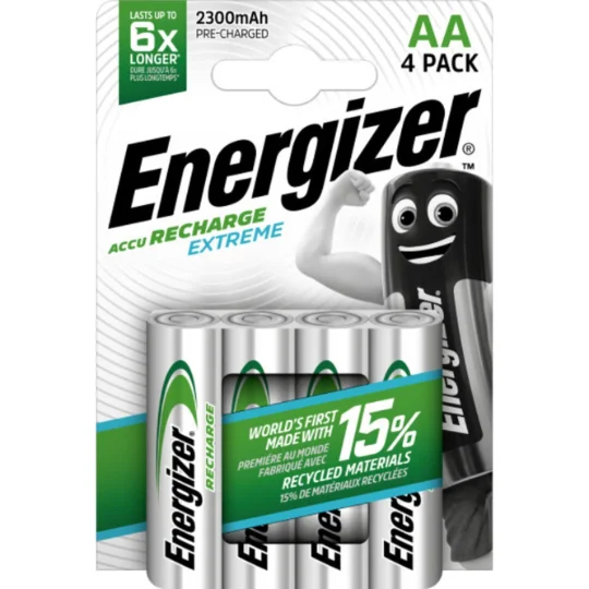 Piles rechargeables AA/HR6 2300mAh Extreme