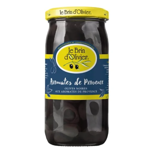 Olives noires aux aromates de Provence