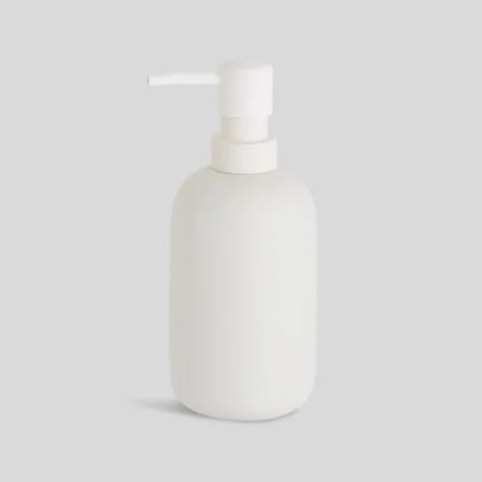Maison Distributeur De Savon En Céramique Blanc Mat