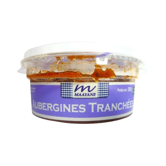Tartinable aubergine tranchées casher