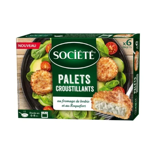 Palets croustillants au formage de brebis et au Roquefort