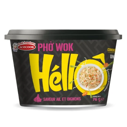 Nouilles sautées de riz Hello Wok Ail oignon