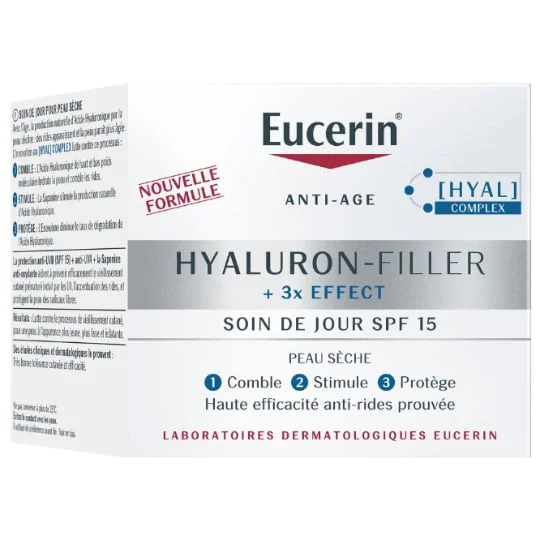 Soin visage jour hyaluron-Filler SPF 15 peau sèche