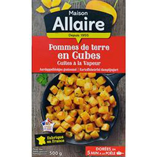 Pommes de terre en cubes