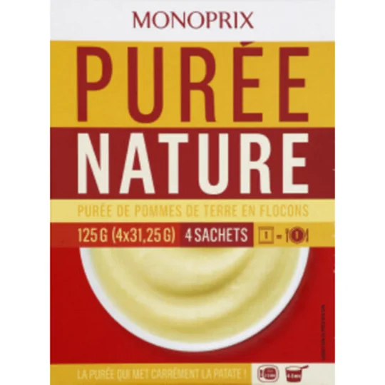 Purée nature