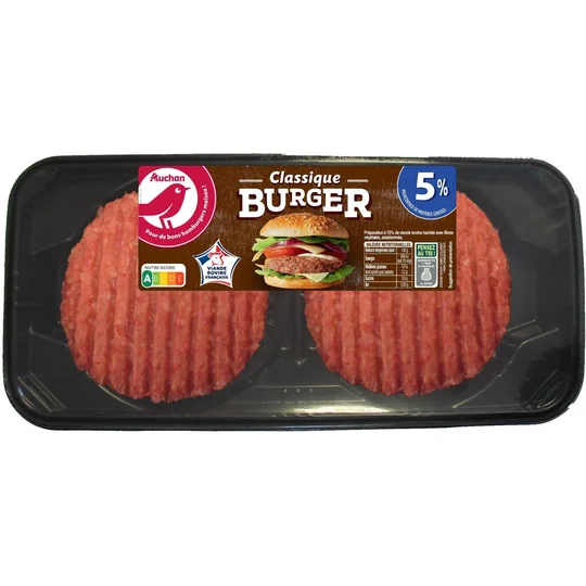 Burger rond 5%mg