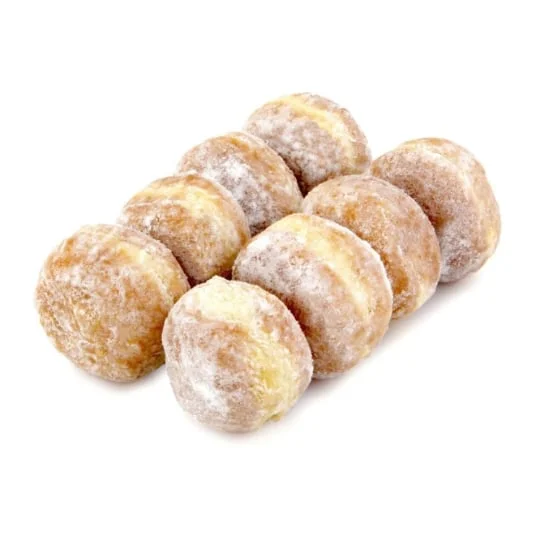 Mini beignets à la framboise