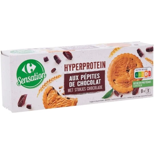 Biscuits Hyperprotein pépites chocolat