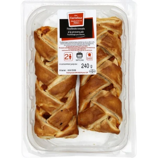 Feuilletés tressés provençale