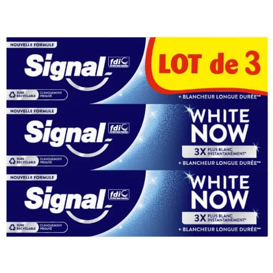 Dentifrice Blancheur Longue Durée White Now