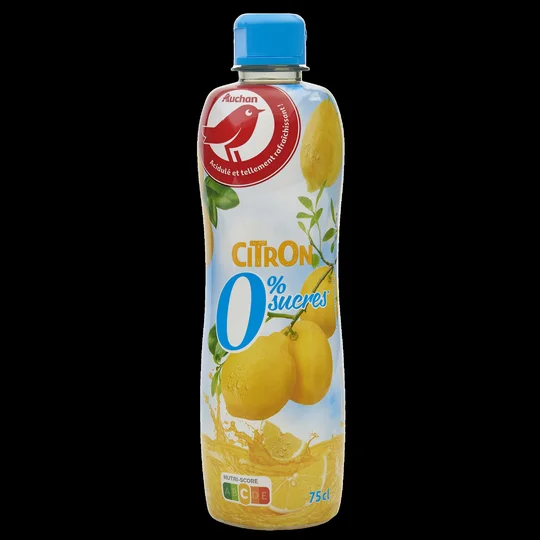 Sirop de citron 0% de sucre