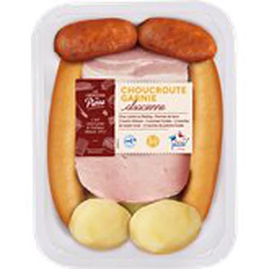 Choucroute garnie alsacienne 2/3 personnes